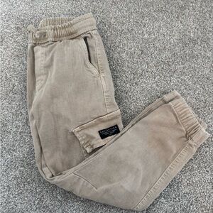 Zara washed khaki joggers